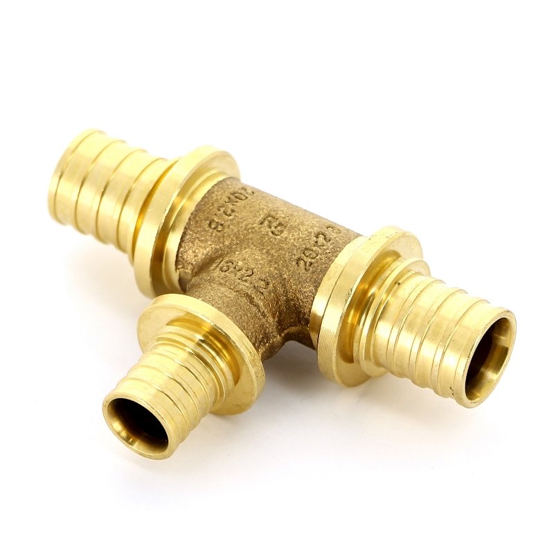 Тройник 20 х 16 х 20 REHAU RAUTITAN PLATINUM RX бронза