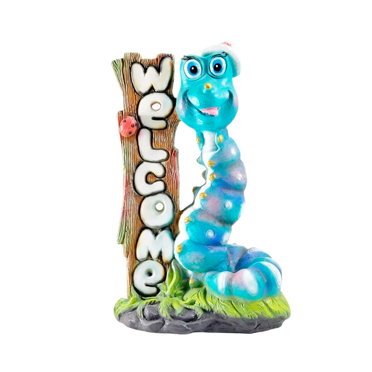 Фигурка садовая "веселая гусеница welcome" (1/4) "сказка" jng470