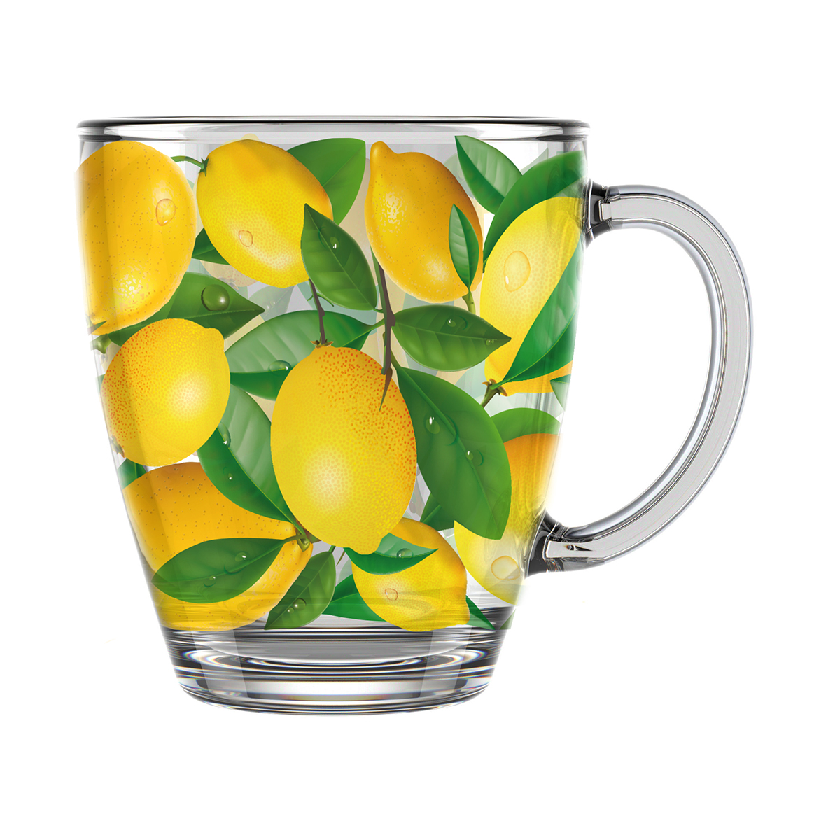 Кружка "лимоны" 350 мл (1/16) "декостек"