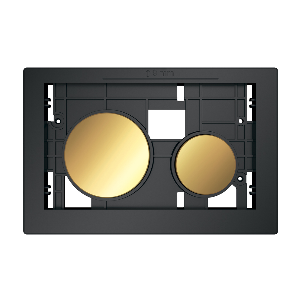 Клавиша (без панели) TECEloop modular позолоченная для инсталляции унитаза 136 x 208 x 11 мм