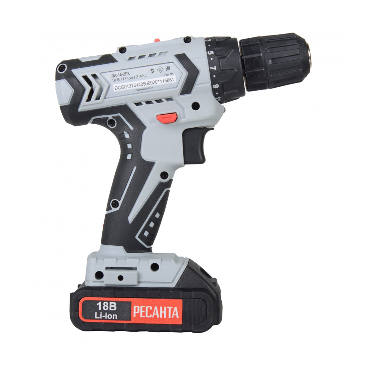 Дрель-шуруповерт аккум. да-18-2лк "ресанта"