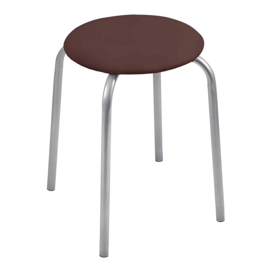 Табурет "классика 2" круглое сиденье d=32 см (1/10) коричневый тк02/к "ника"