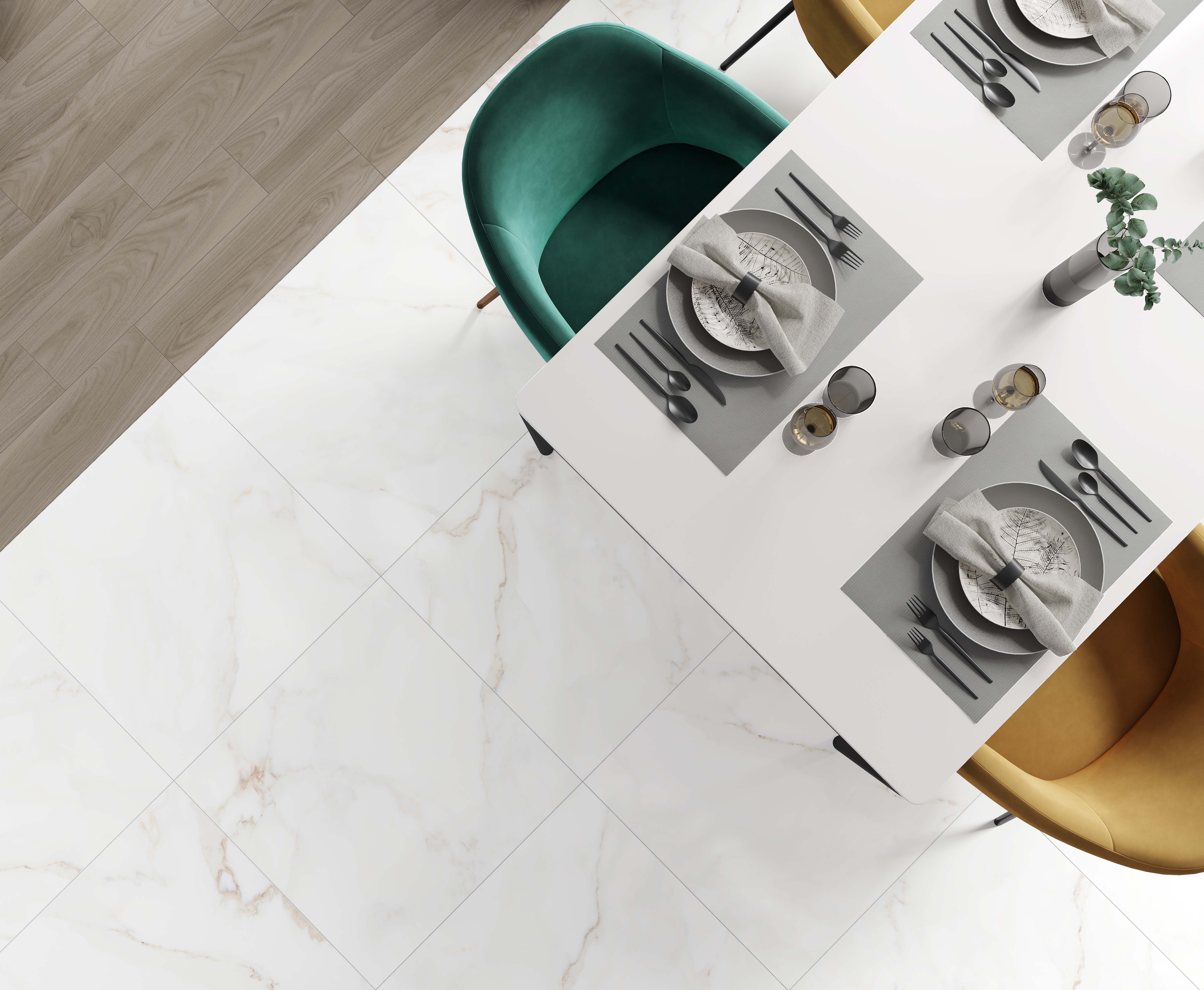 Bravo white керамогранит белый матовый 60x60