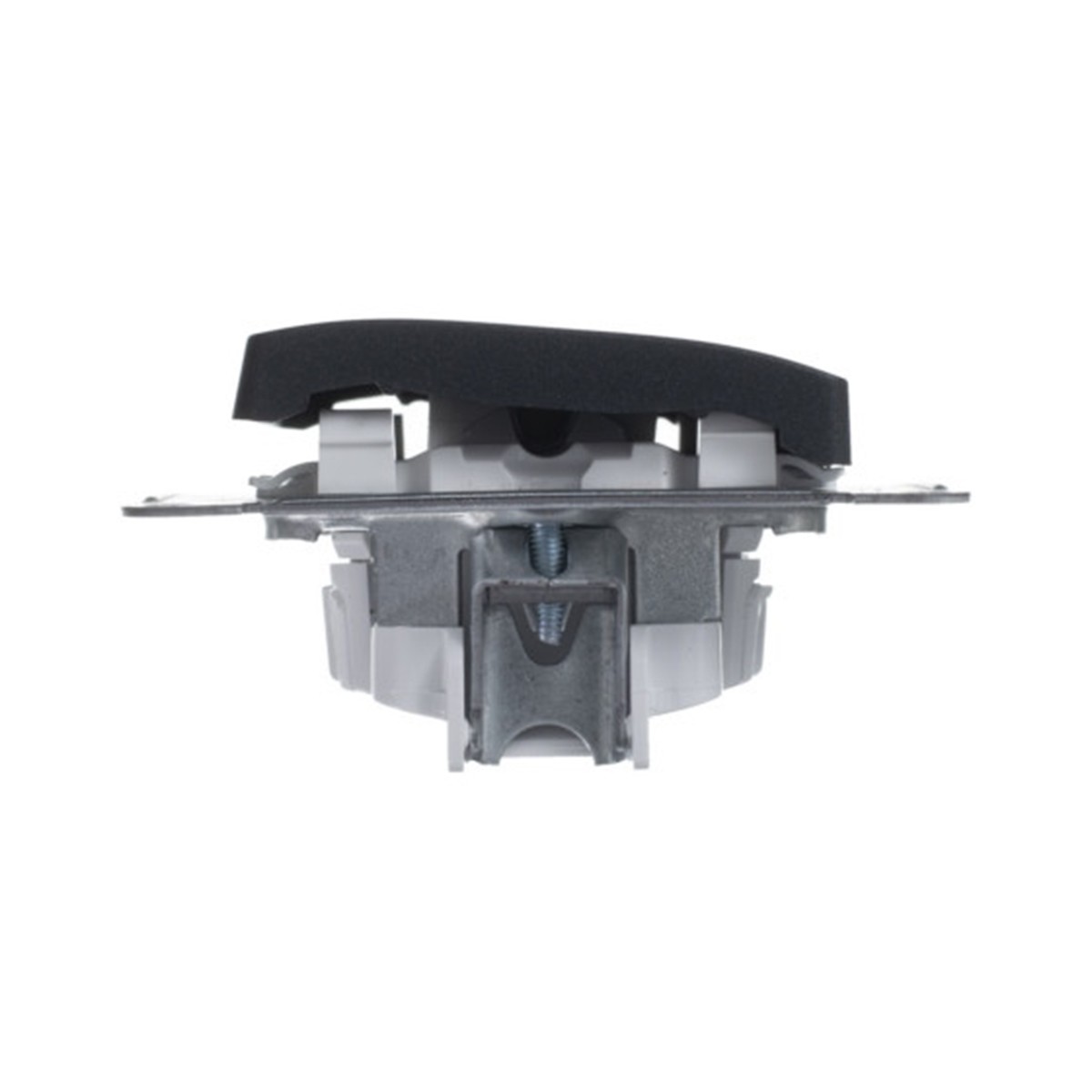 Переключатель "glossa" 1 кл. (механизм) 10а, антрацит (1/20/160) "schneider"