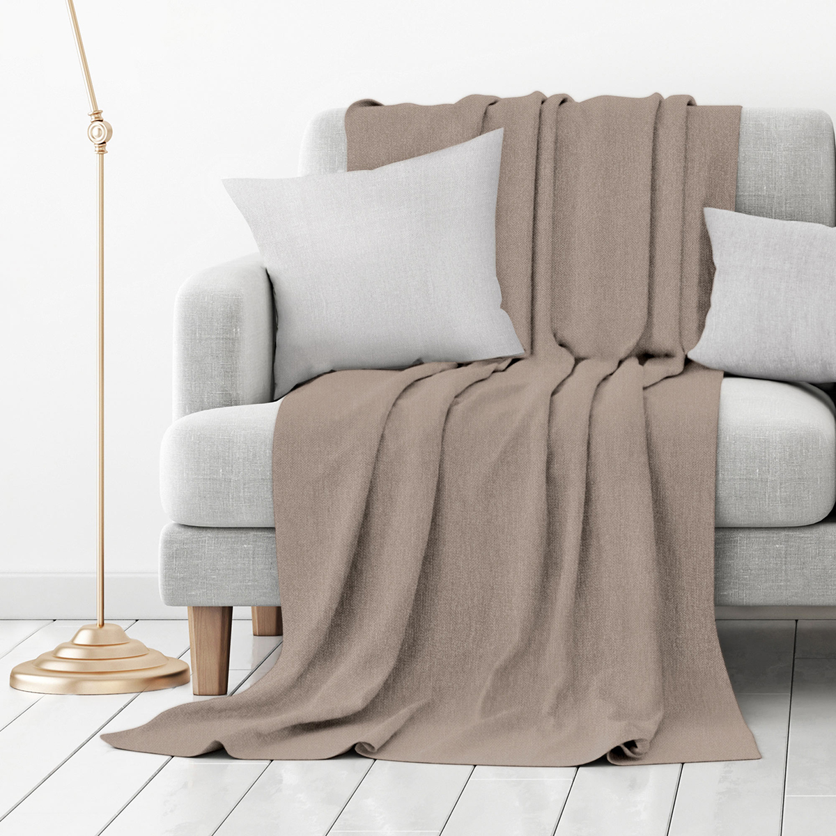 Покрывало "волшебная ночь" 200*220 см (какао)