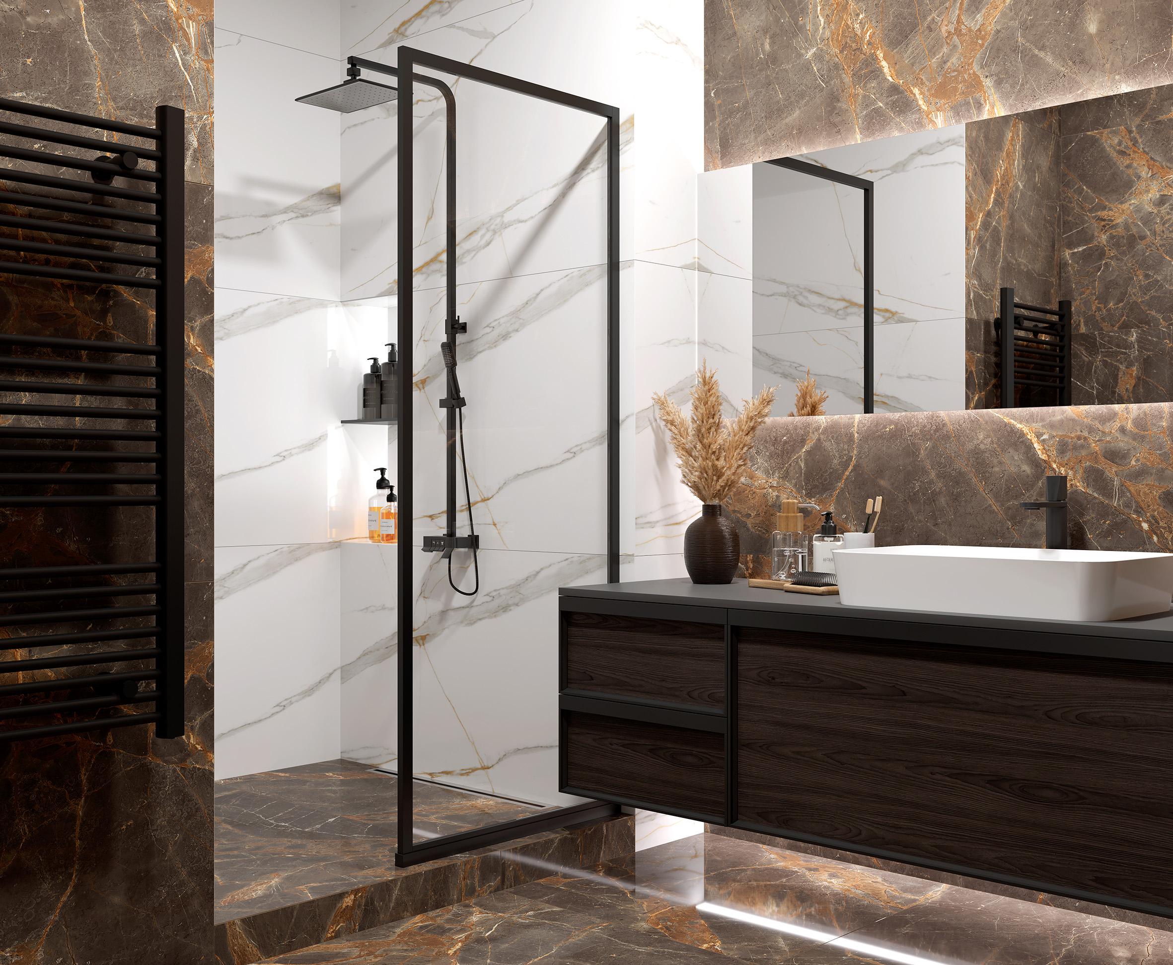 Nebula brown керамогранит полированный 80x160