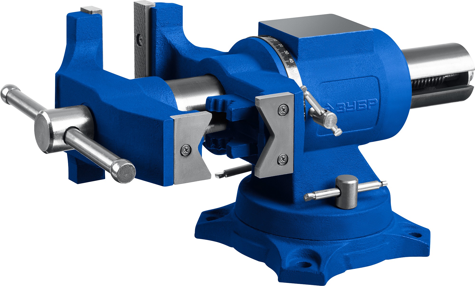 ЗУБР ЭКСПЕРТ-3D, 150 мм, многофункциональные слесарные тиски (32712-150)