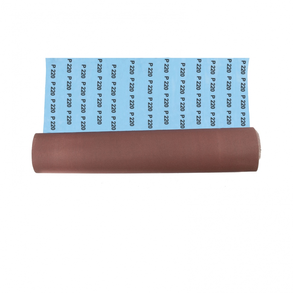 Шкурка на тканевой основе, P 220, 1000 мм х 20 м, водостойкая Matrix (75295)