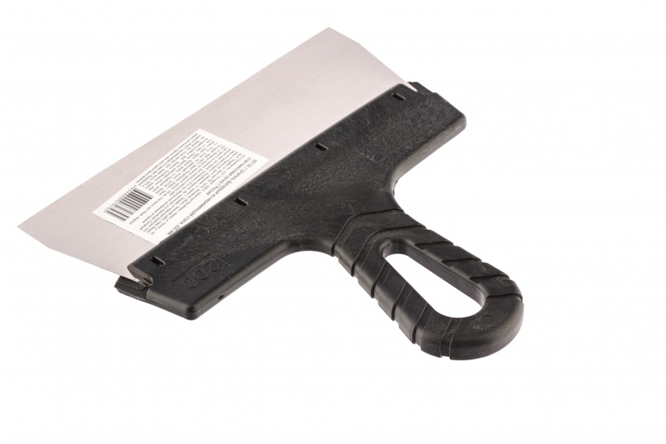 Шпатель фасадный из нержавеющей стали, 200 мм, пластмассовая ручка Sparta (85150)