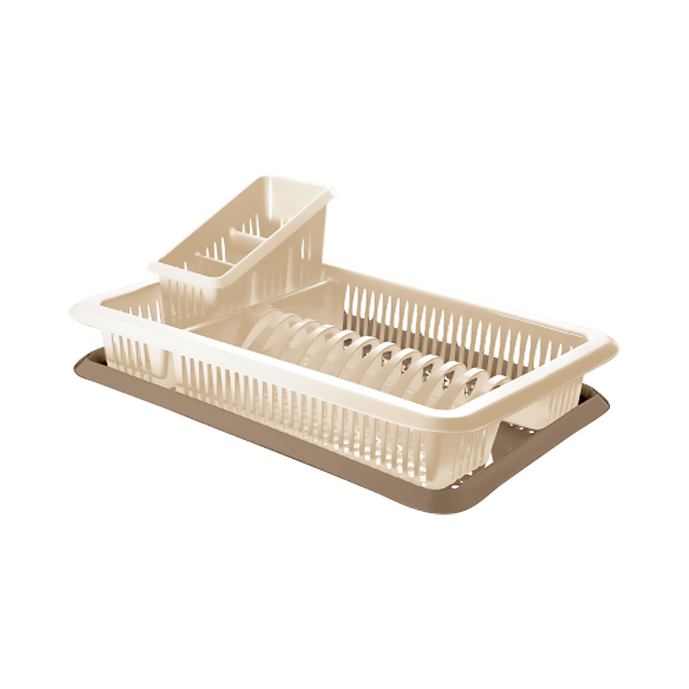 Сушилка для посуды и столовых приборов Giaretti Bono, с поддоном, 48 x 30,5 x 17 см