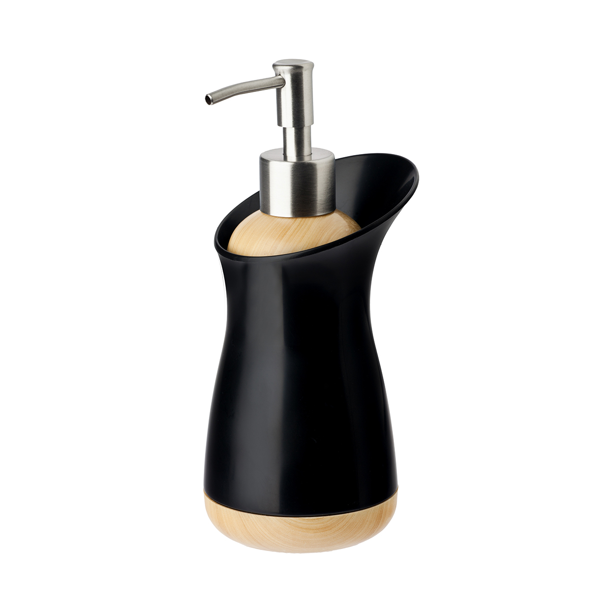 Дозатор для жидкого мыла "ofuro" черный (1/6) "vigar" 4749