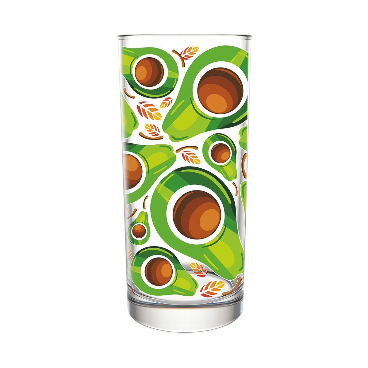 Стакан "авокадус" 300 мл (набор 4 шт.) (1/6) "декостек"