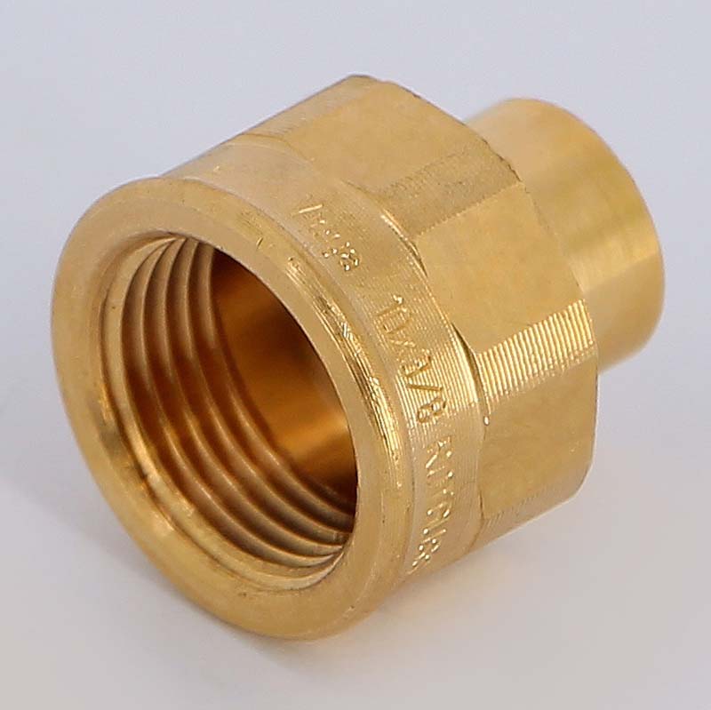 Муфта переходная 10 x 3/8" VIEGA пайка ВР бронза