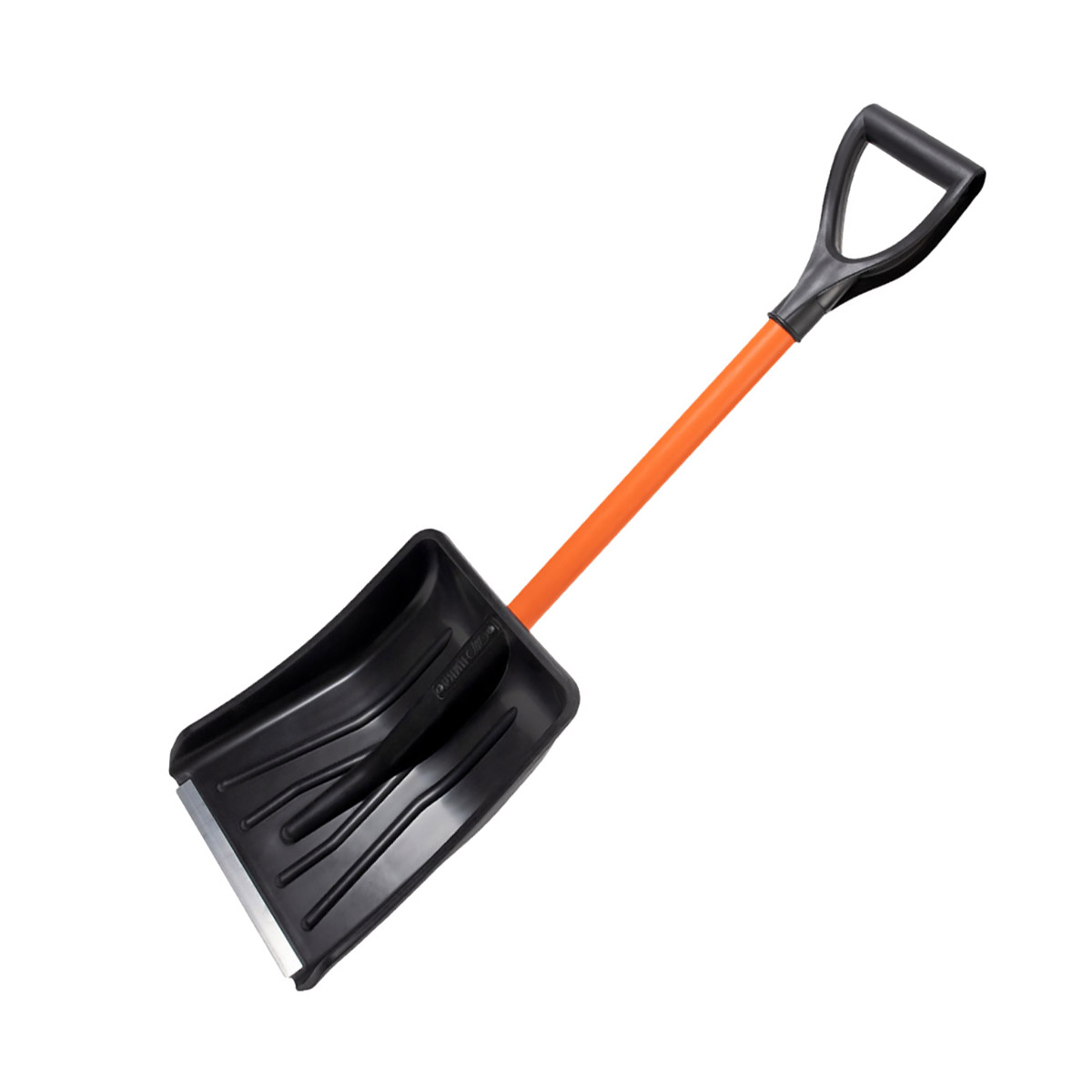 Лопата автомобильная "автовитязь" 280 х 370 мм (1/10) с метал.черенком и ручкой, мет. пласт. "цикл"