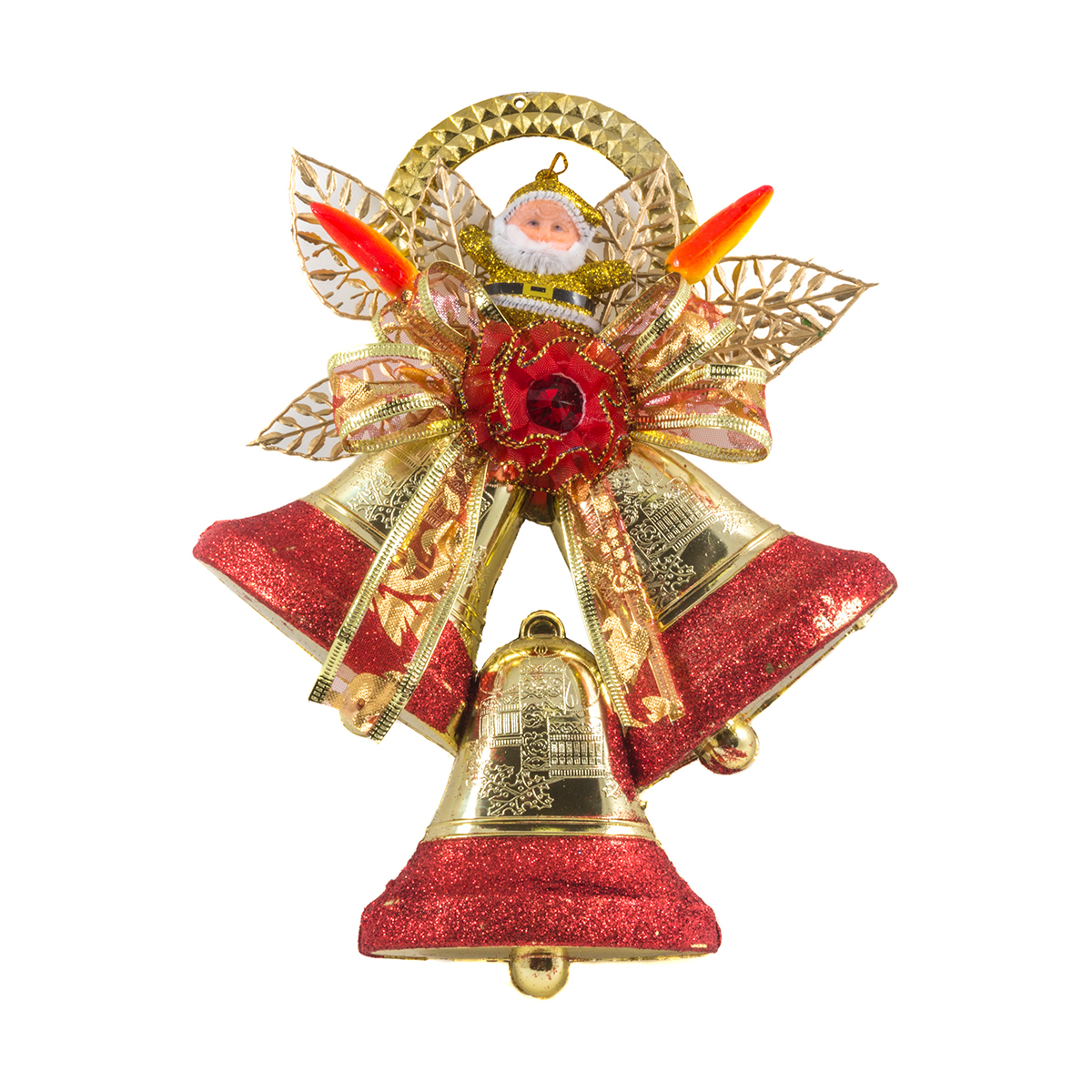 Украшение новогоднее "колокольчик" 19*24 см syld17-122 (1/20/200) "волшебная страна"