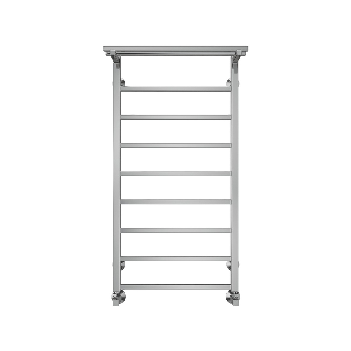 Полотенцесушитель водяной "контур" п9 500*1000 с перекладиной (хром) "terminus"