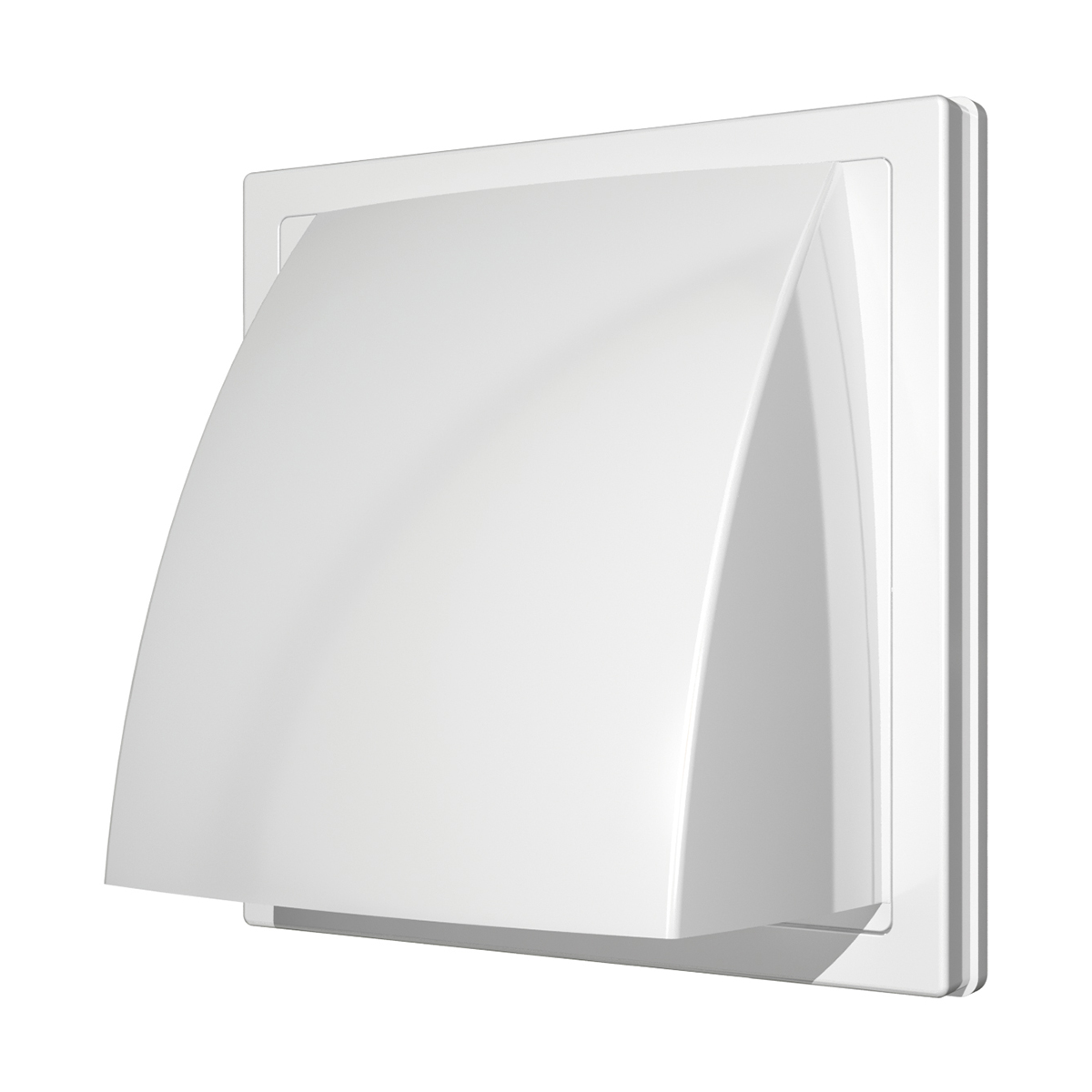 Выход стенной вытяжной с обратн. клапаном 150 х 150 мм с фланцем d100 (1/20) "street line" 1515к10фв