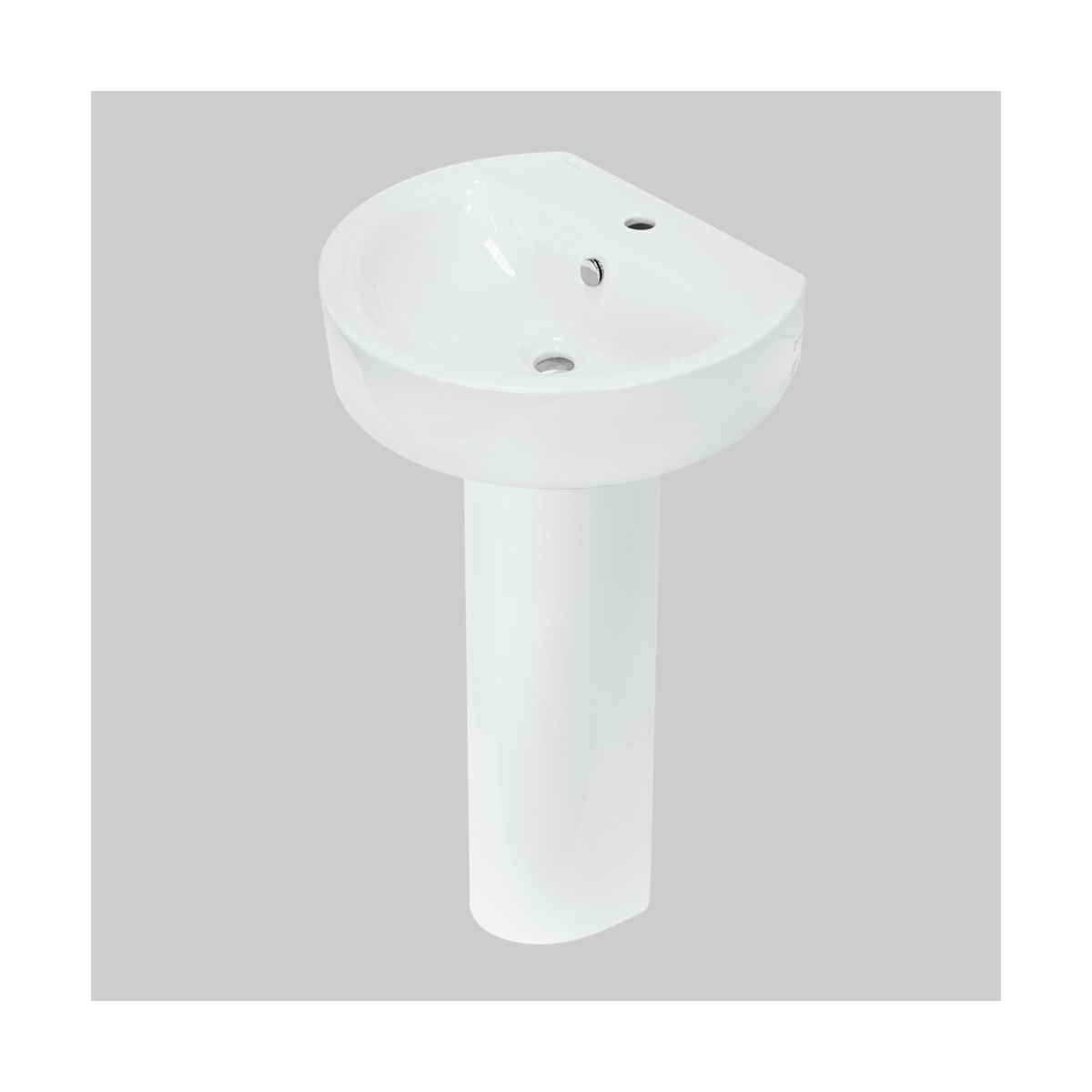 Раковина "best" белая "sanita luxe"  wb.pd/best/55-c/wht.g/s1