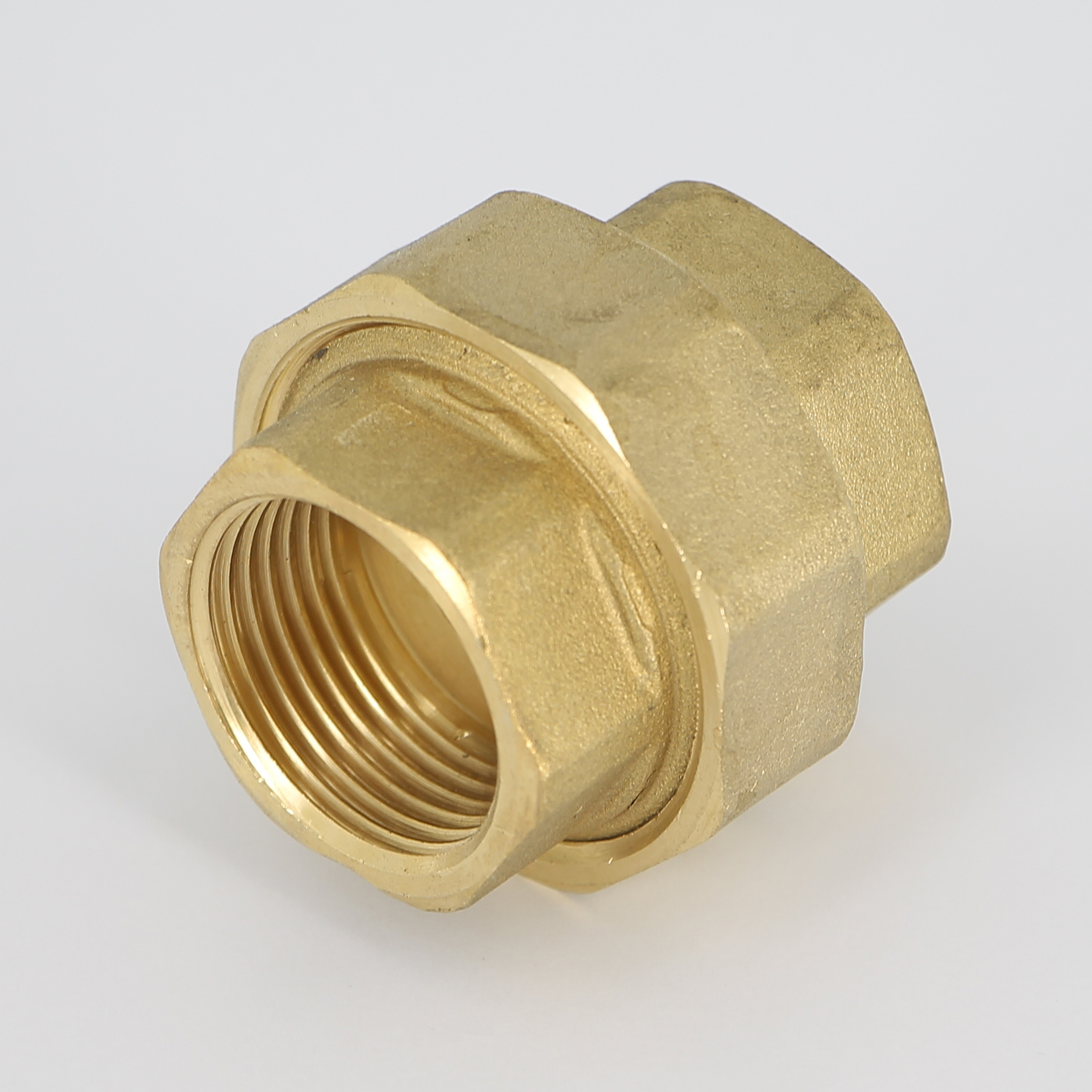 Американка 1" (ВР) с плоской прокладкой латунь UNI-FITT