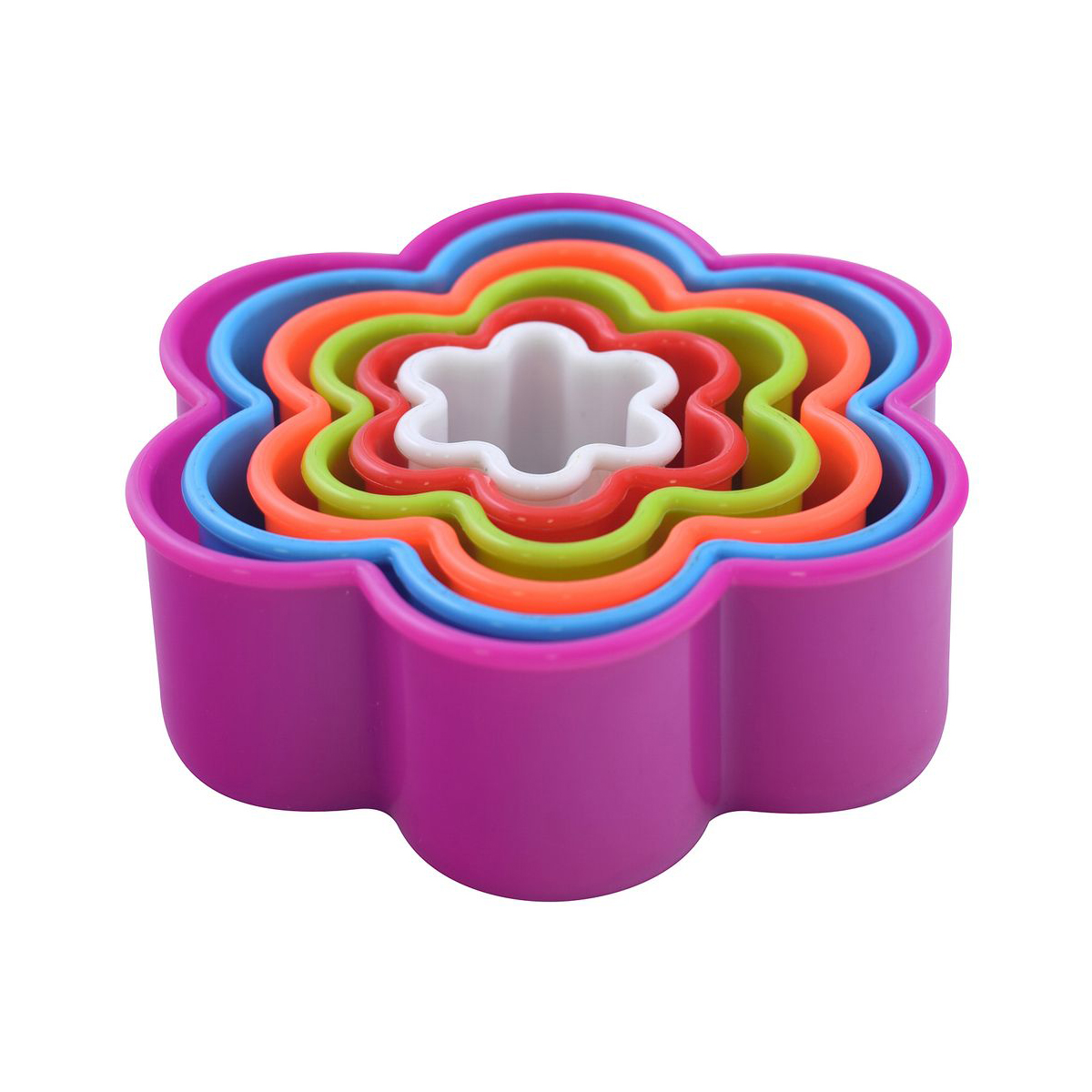 Формы кулинарные пласт. "цветок" набор 6 шт. (1/12/144) "мультидом" ms8-85