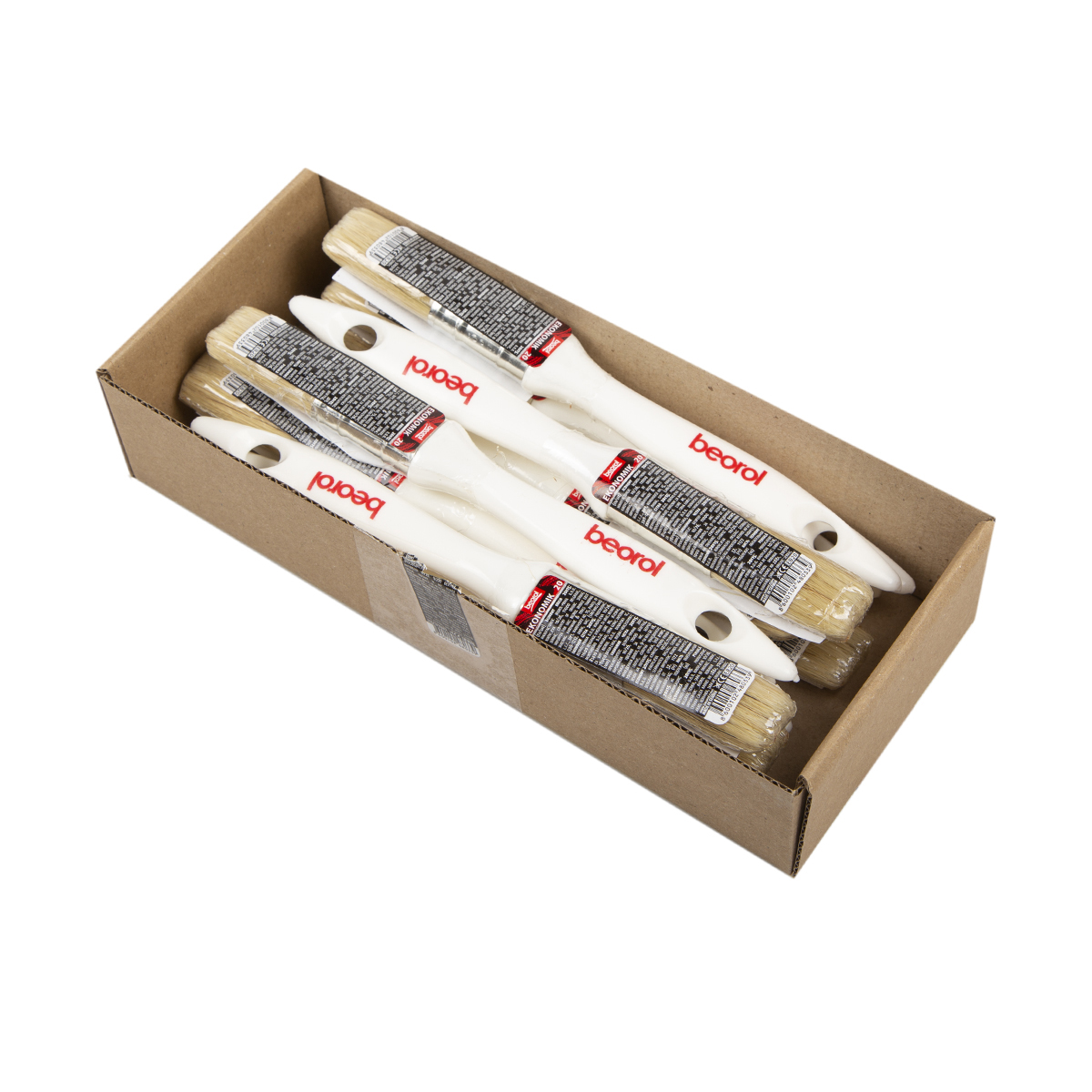 Кисть плоская "economy"  20 х 15 мм (12/1128)  "beorol"