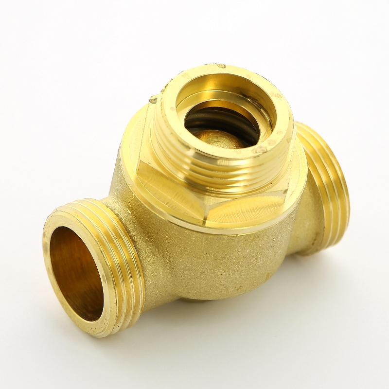 Клапан В термостатический 60˚С 1" НР UNI-FITT для котлов боковое смешение Kvs 6,5