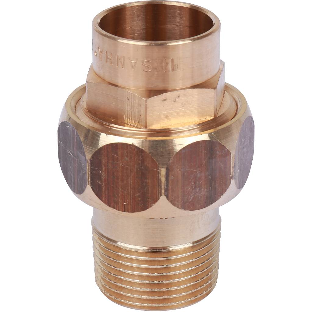 Американка (сгон) 22x1" НР самоуплотняющаяся под пайку бронзовая SANHA 14341221