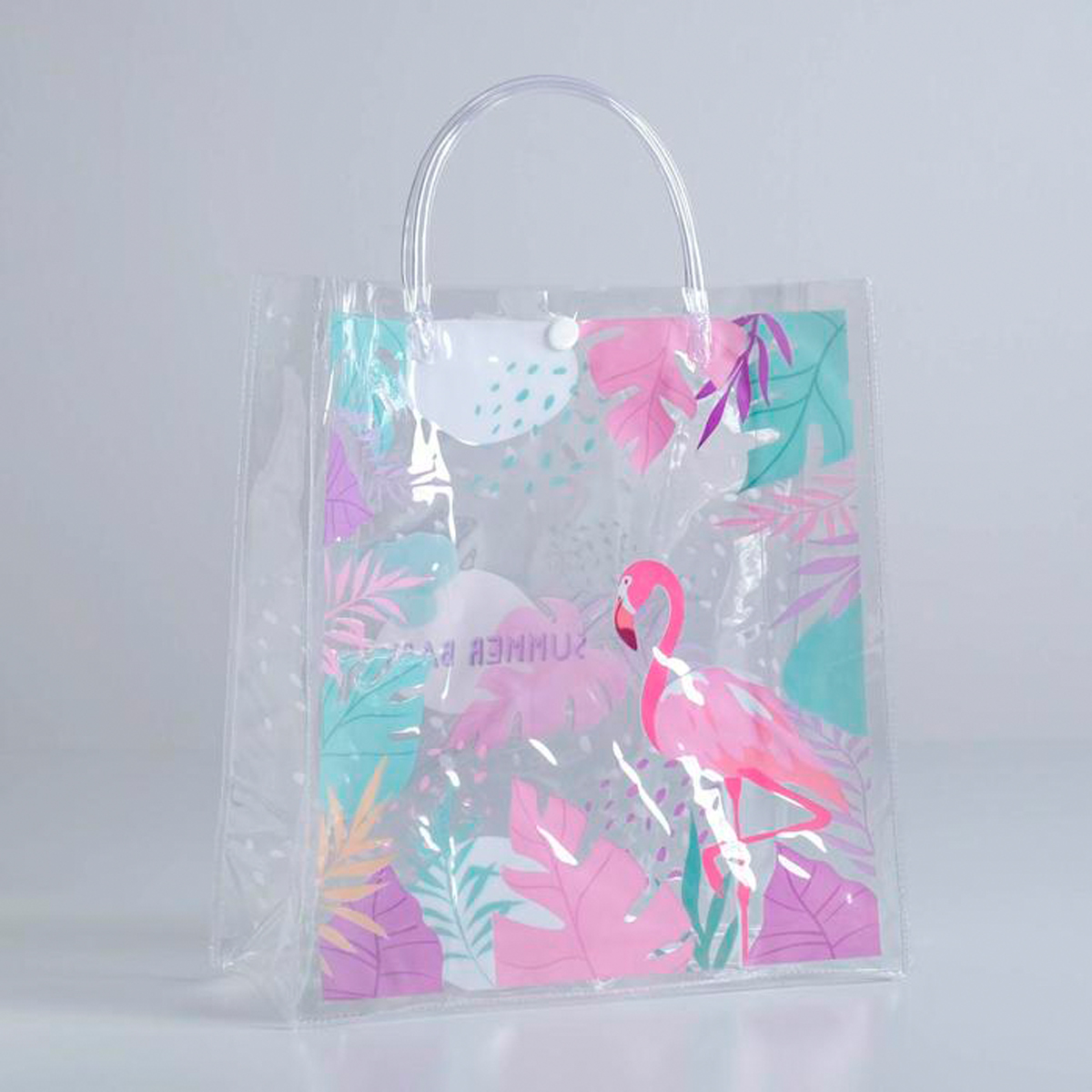 Пакет подарочный пластик. "summer baby" 23*27*11,5 см (1/300) "дарите счастье" 5352392