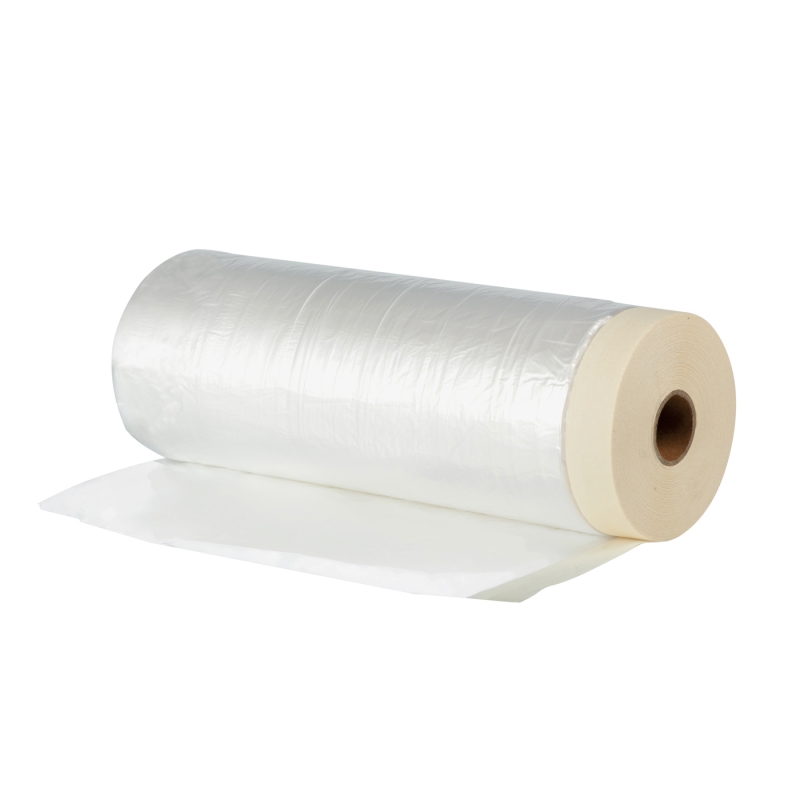 Пленка защитная с малярной лентой 0,55 х 33 м (1/50) "unibob"