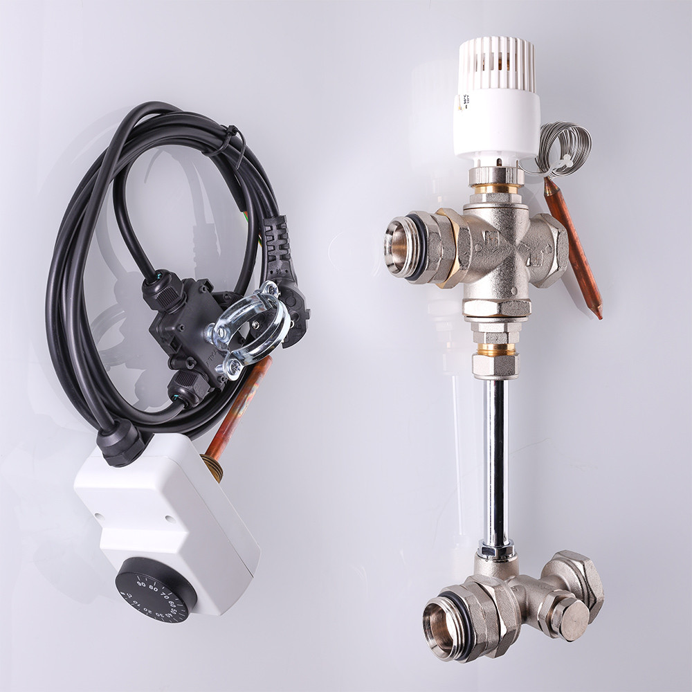 Насосно-смесительный узел 1" VALTEC DUALMIX двухмодульный 130 мм