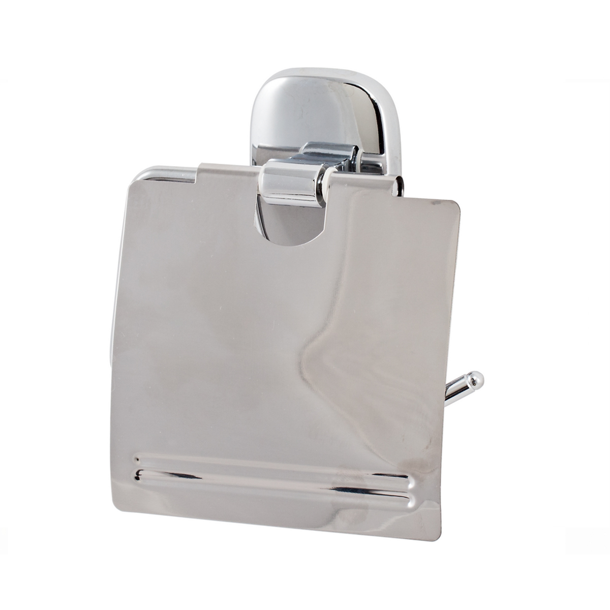 Держатель для туал. бумаги с крышкой, хром. (1/20) "swensa" 1504