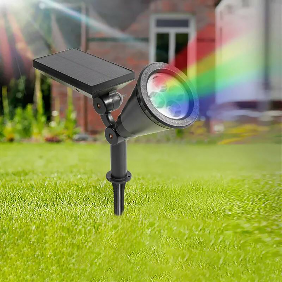 Прожектор светодиодный "new age" 5 вт 300 лм на солнеч. батарее (1/50) "lamper" 602-237