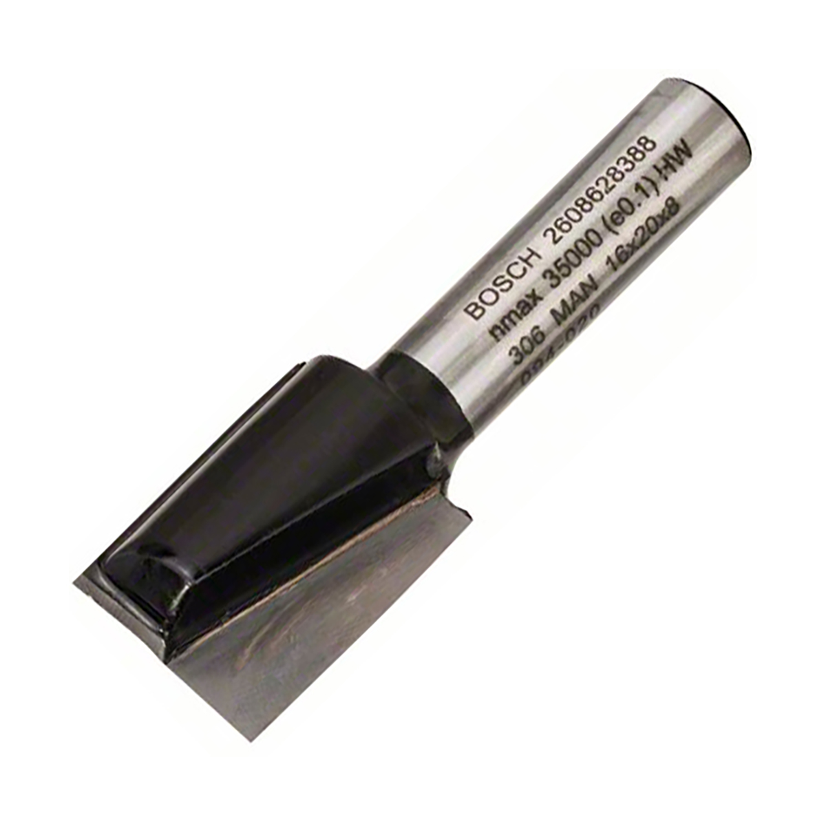 Фреза пазовая прямая "standard for wood" 16 х 20 мм, хвостовик 8 мм (1) "bosch" 2608628388