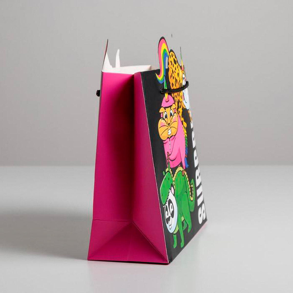 Пакет подарочный "surpprise" 25*26*10 см (1/334) "дарите счастье" 5266626