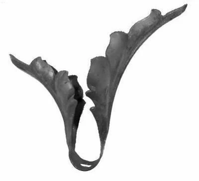 Лист кованый, кувшинка Арт. 6925