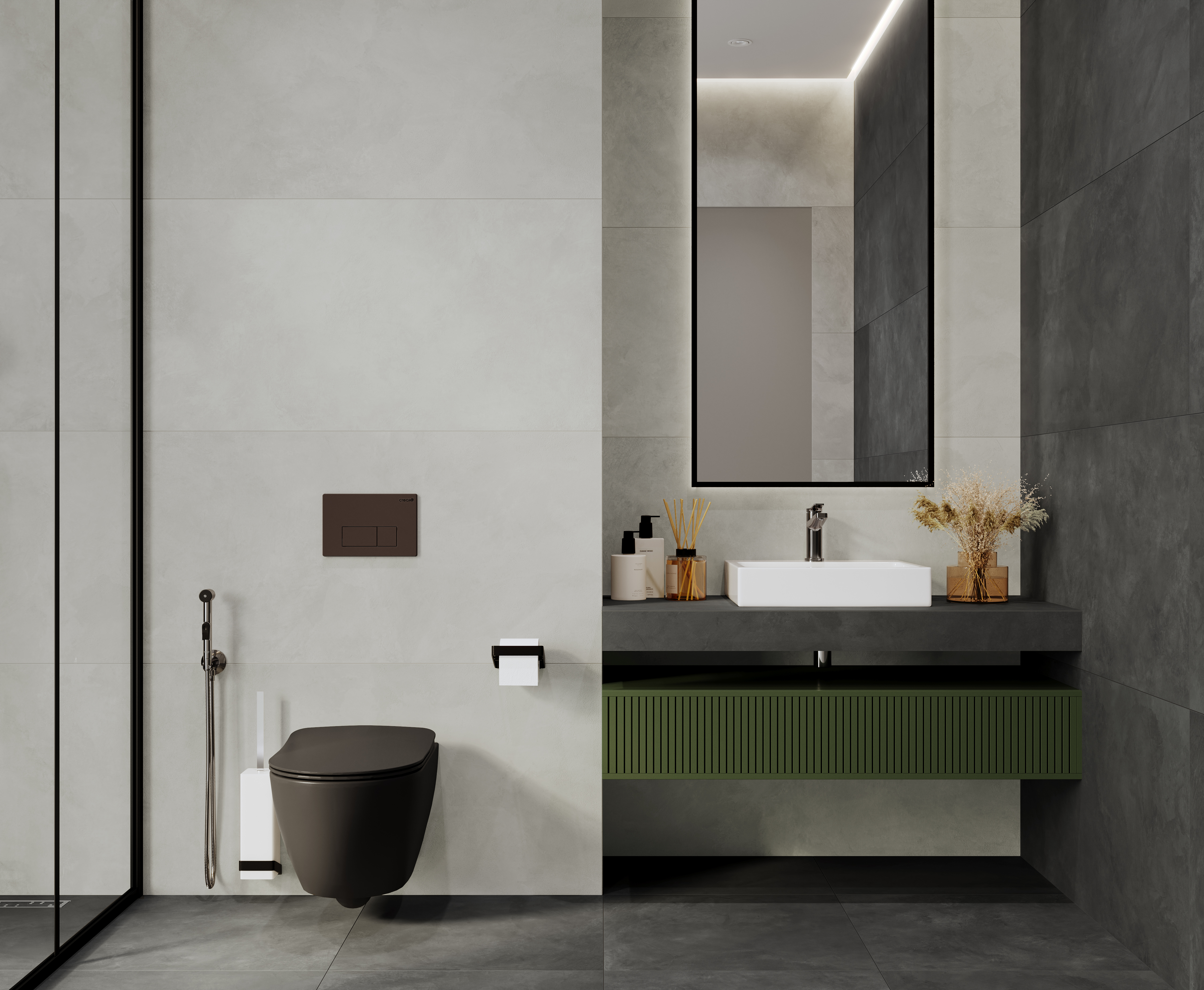 Evolution smoke керамогранит светло-серый 60х119,5 матовый карвинг 59,50x119,10