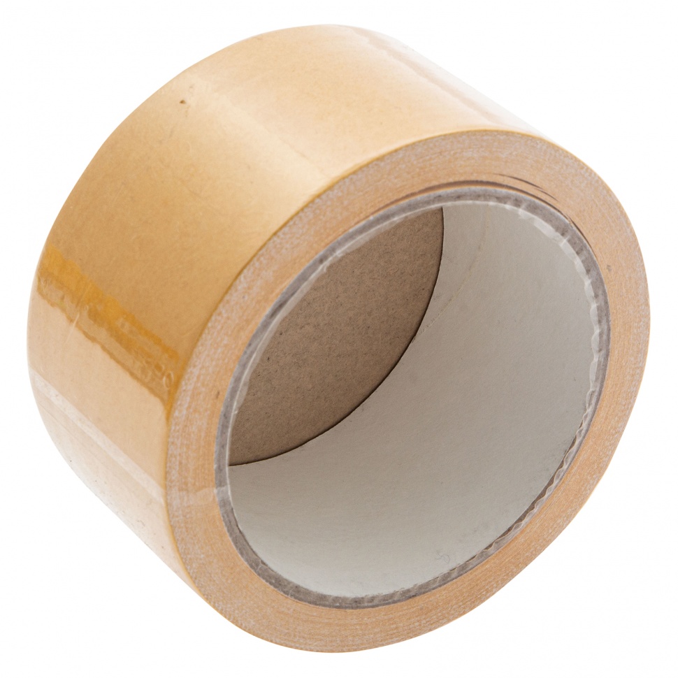 Лента клейкая двусторонняя, 50 мм х 10 м, на тканевой основе Сибртех (888125)