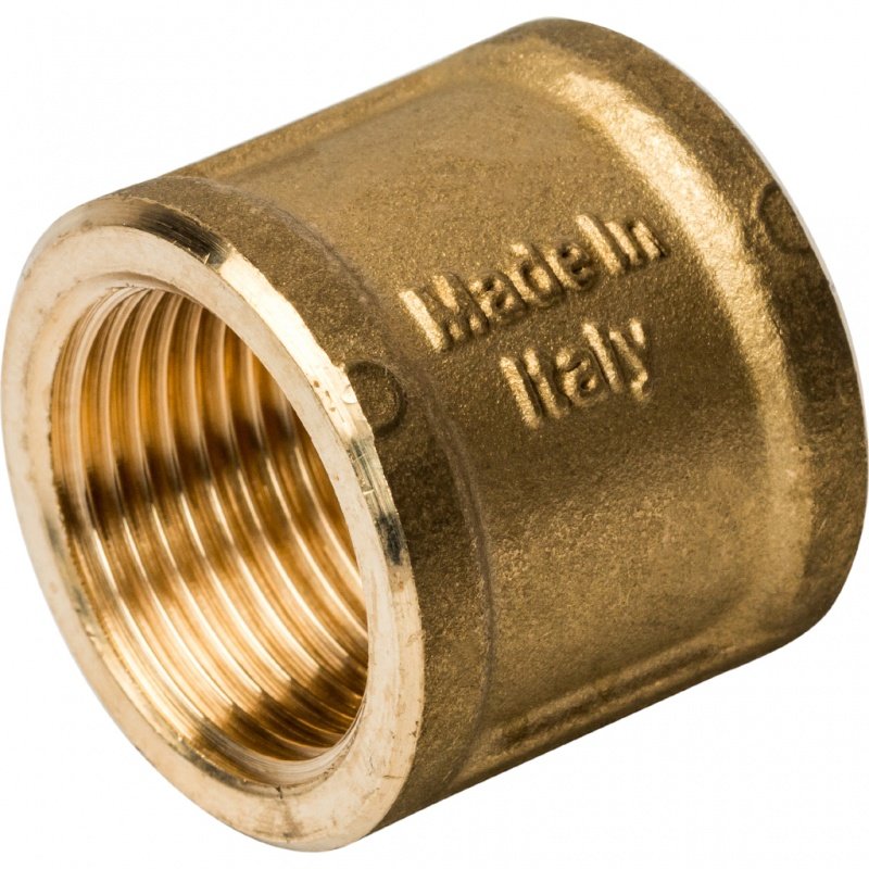 Муфта резьбовая 3/4" ВР латунь STOUT