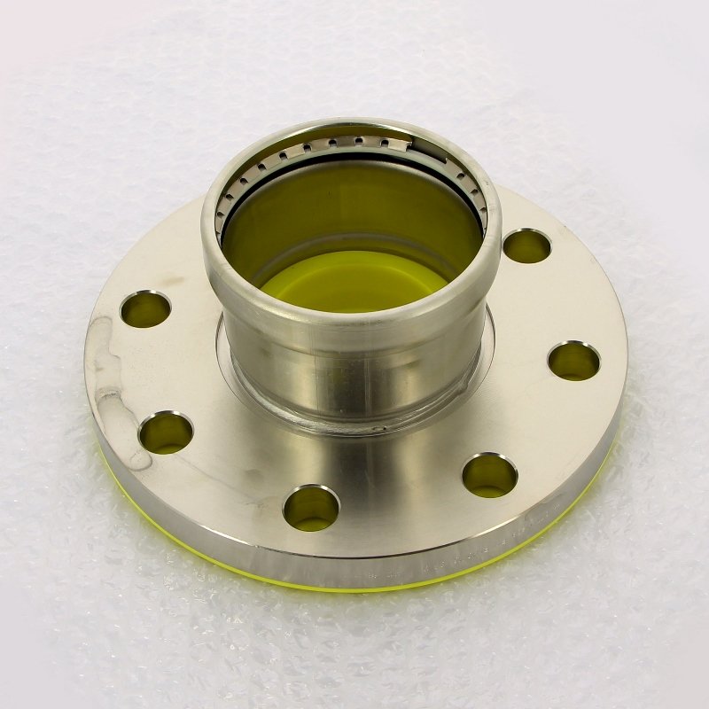 Переход фланец-пресс 80x89 нержавеющая сталь Sanpress Inox VIEGA