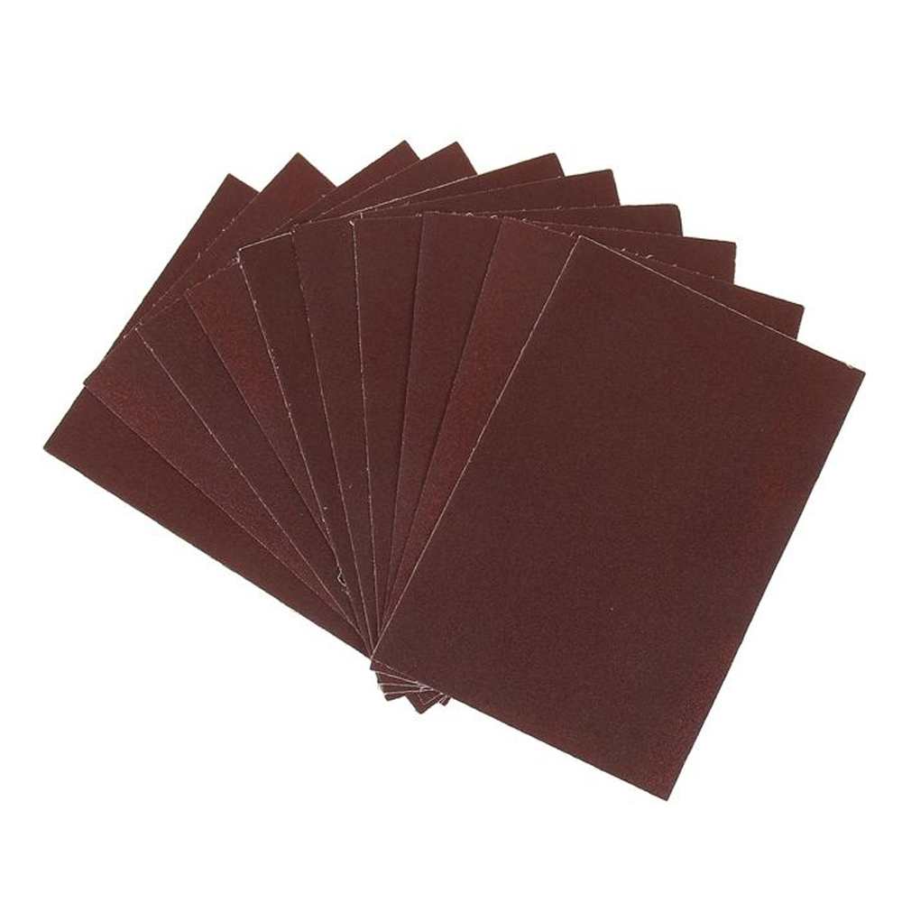 Бумага наждачная №10 (р120) листы 240 х 170 мм пачка 10 шт.(1/90)