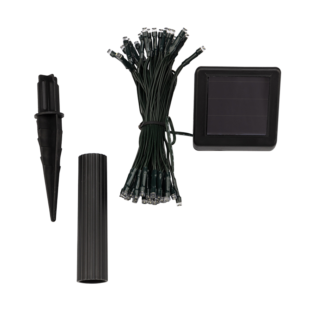 Гирлянда садовая (led) "летний дождь" ip65  6,9 м, 2 реж., солнеч. батарея (1/24) "lamper" 602-249