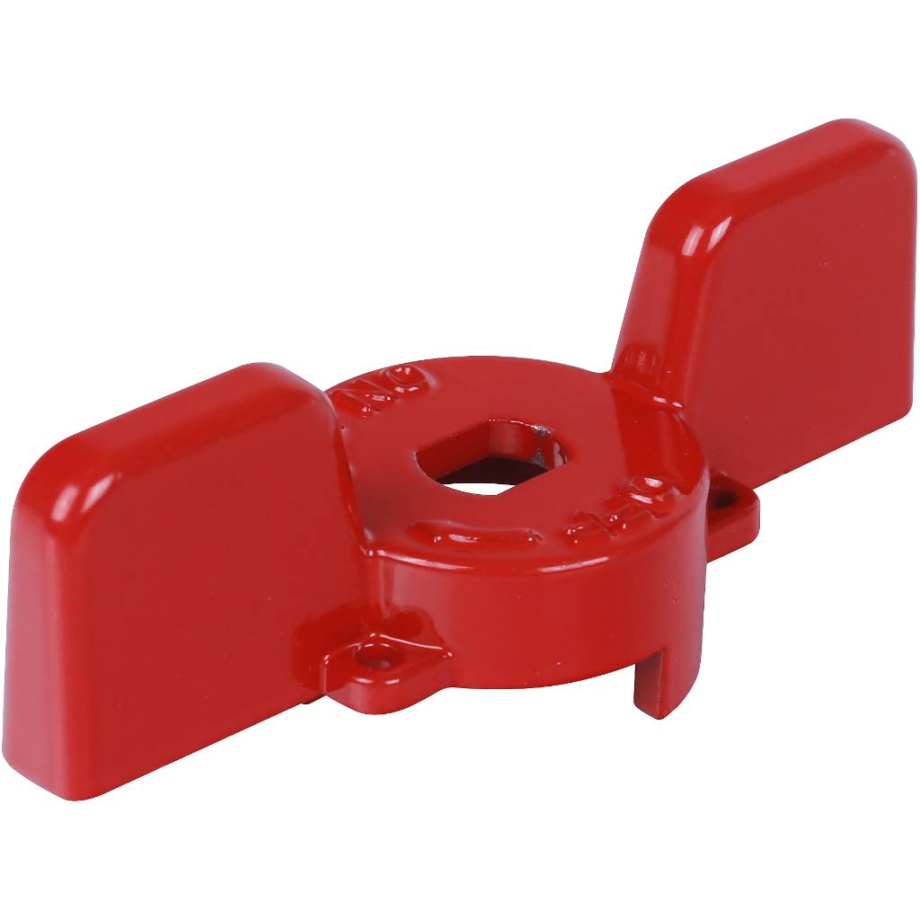 Ручка-бабочка для шарового крана STOUT 1"- 1 1/4" (Красная)