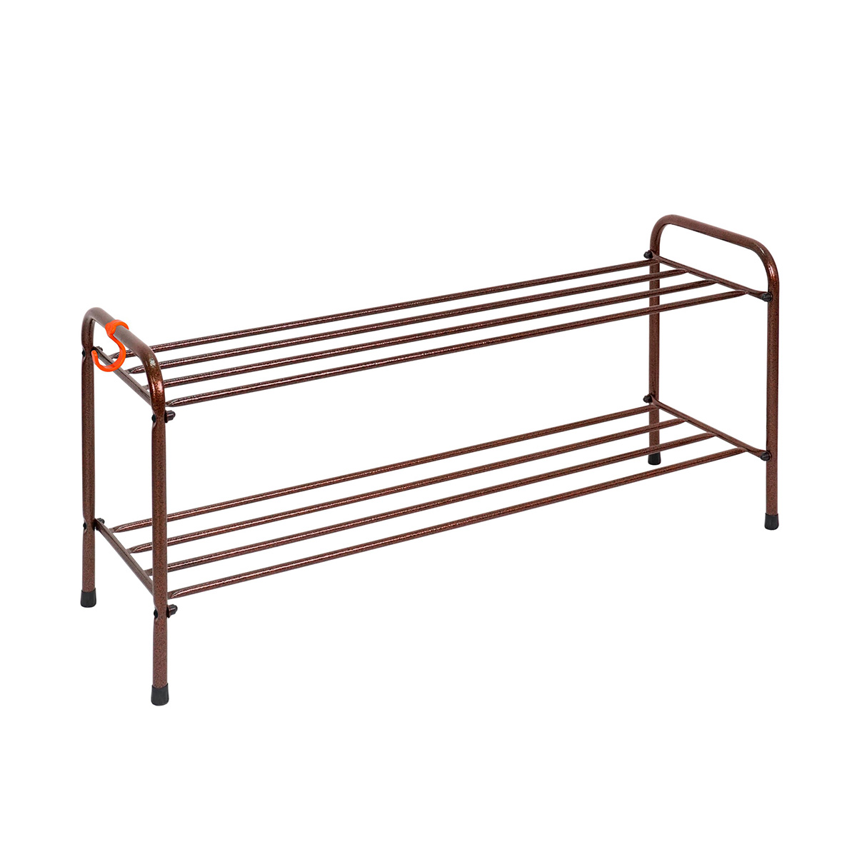 Подставка для обуви "альфа 32" 2 полки (870*300*400 мм) медный антик (1) пдоа32 м