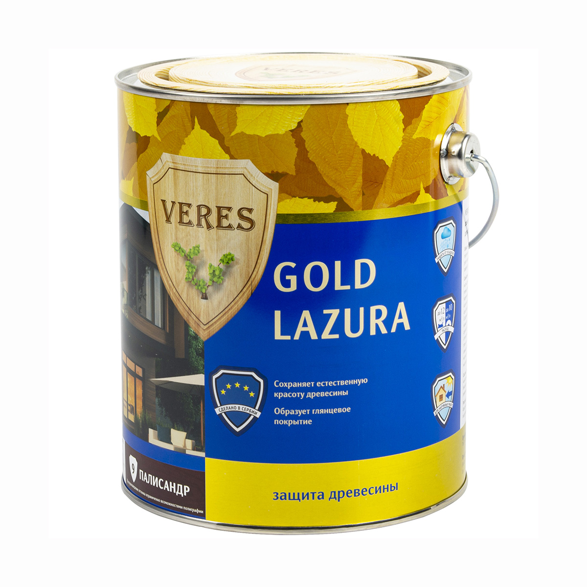 Верес gold № 9 палисандр  2,7 л (1/4) "veres"