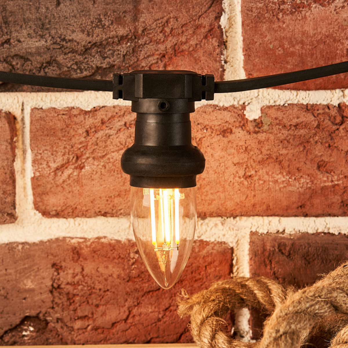 Лампа филаментная "rexant" свеча cn35  7,5w 2700 k 600 лм  e27 диммир. (прозрачн.) (10/100) 604-089