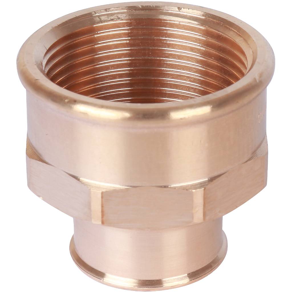 Муфта редукционная 1"1/4 x 3/4" резьбовая (ВР) бронза VIEGA (266431)