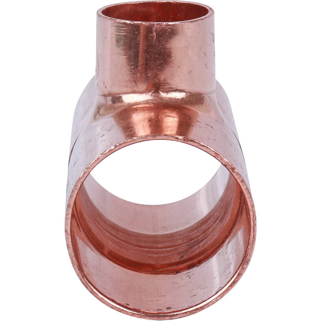 Тройник переходной 28х18х28 мм медный под пайку SANHA 15130281828