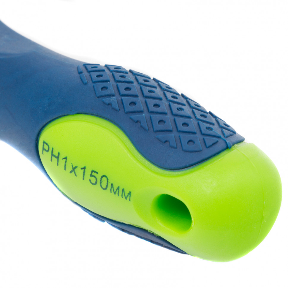 Отвертка, PH1 х 150 мм, CrV, двухкомпонентная рукоятка Сибртех (11843)