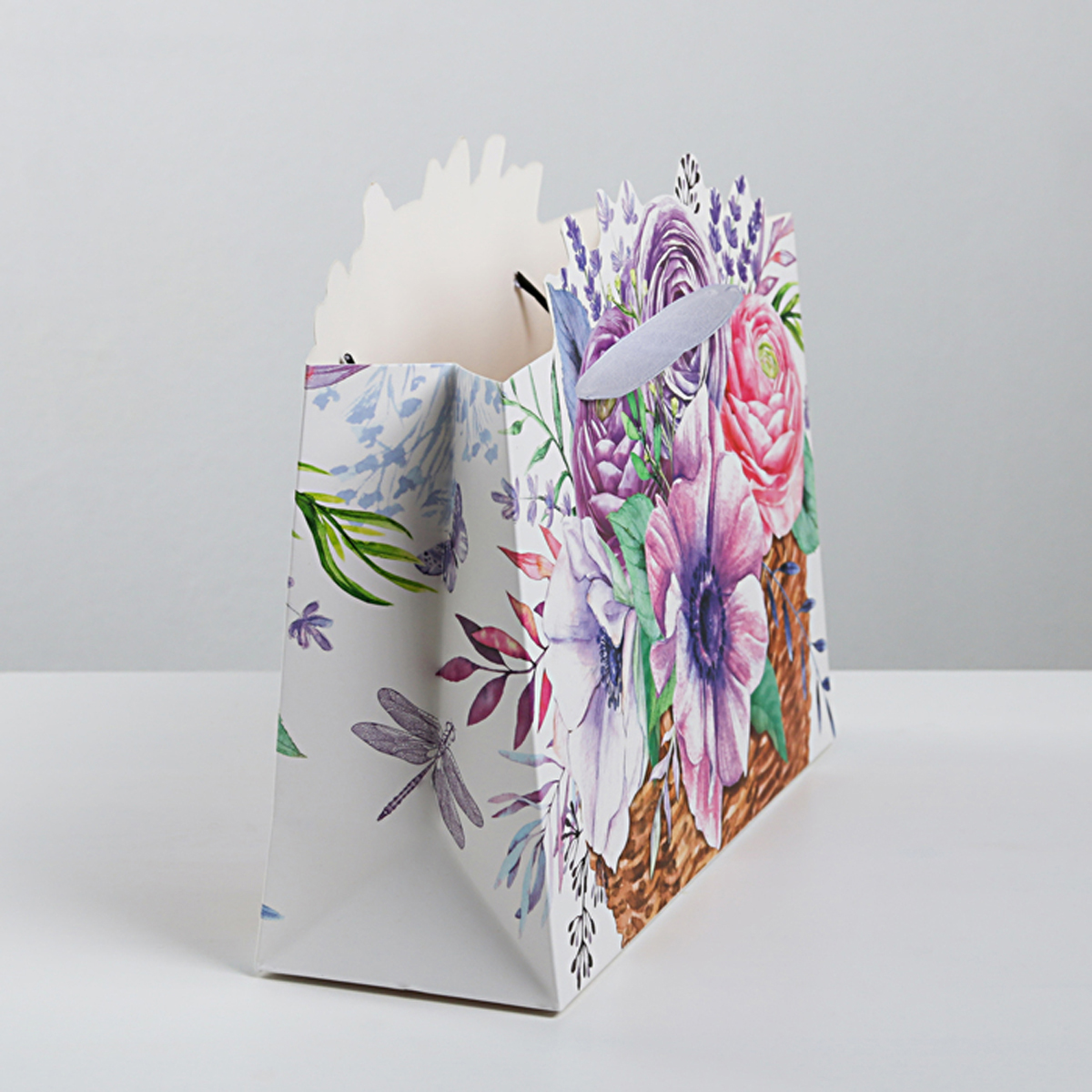 Пакет подарочный "чудесный день" 30*23*10 см (1/343) "дарите счастье" 3822375