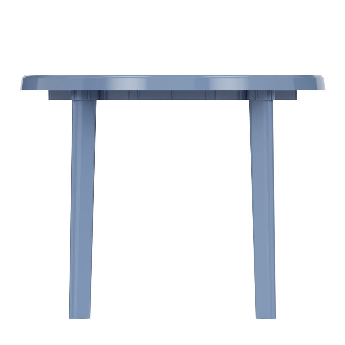 Стол пласт. круглый  90*90*75 см (синий) (1) "альтернатива" м2663